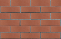 Кирпич облицовочный Темно-красный Гладкий Одинарный (1НФ)