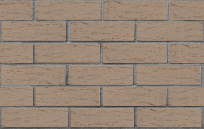 Кирпич облицовочный Серый Рустик Одинарный (1НФ)